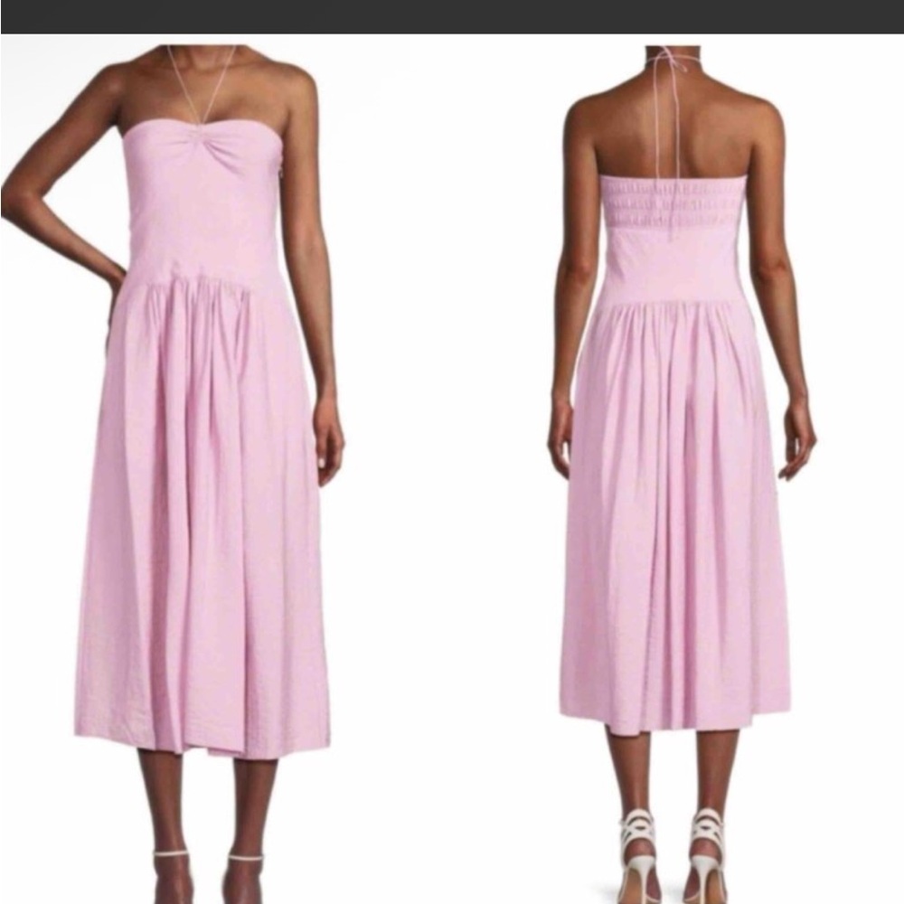 Vince Strapless Light Pink Dress